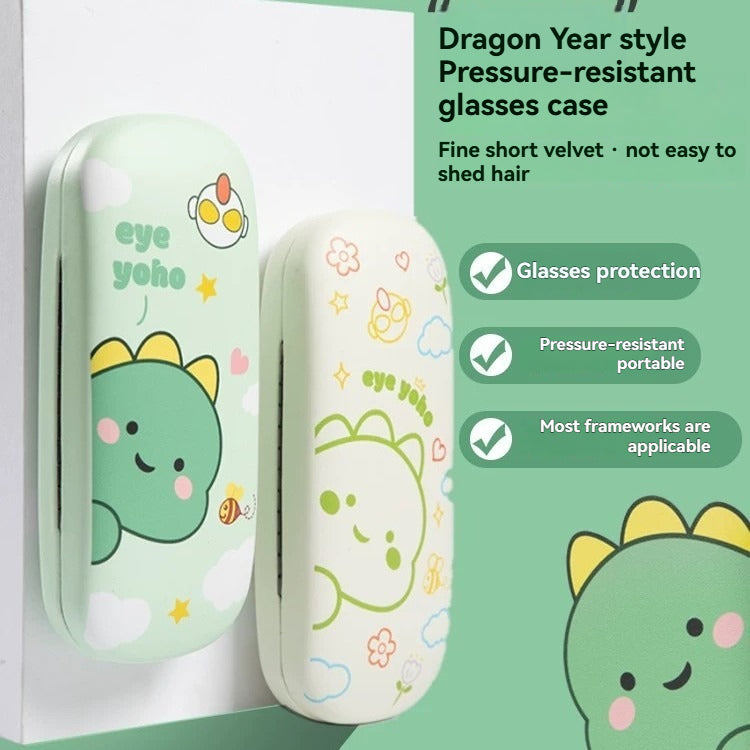 Unisex Cartoon Glasses Case - High-End Anti-Pressure Portable Storage