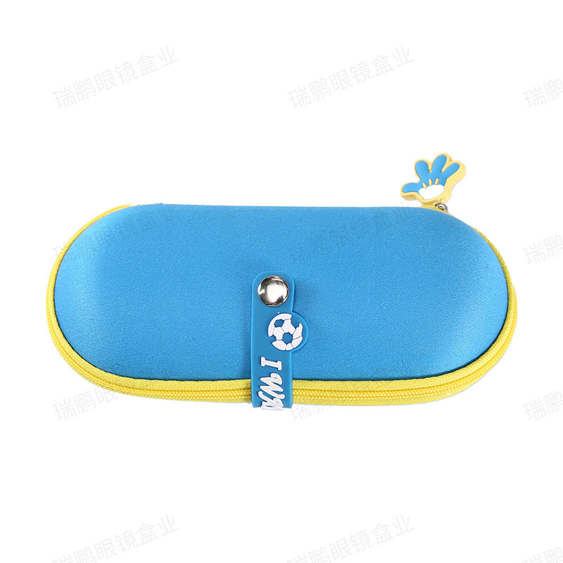 Unisex EVA Glasses Case - Cartoon Retro Fresh for Kids & Students