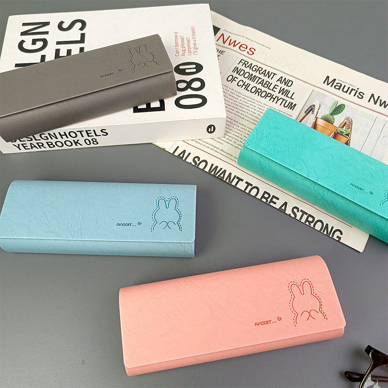 Bunny Cartoon Glasses Case - Fresh Design, Anti-Pressure & Portable